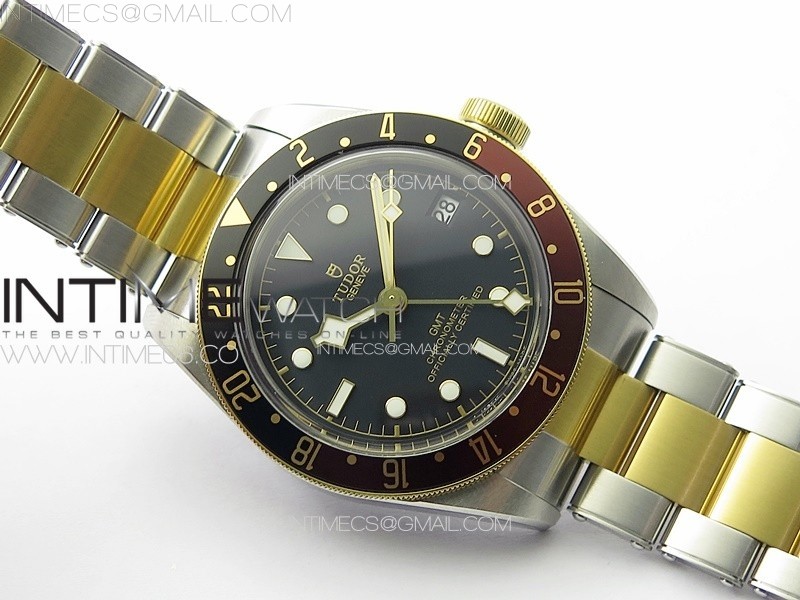 Black Bay GMT S&G BlackBrown Bezel ZF 11 Best Edition on SSYG Bracelet A2836