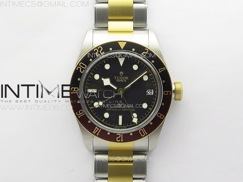 Black Bay GMT S&G BlackBrown Bezel ZF 11 Best Edition on SSYG Bracelet A2836