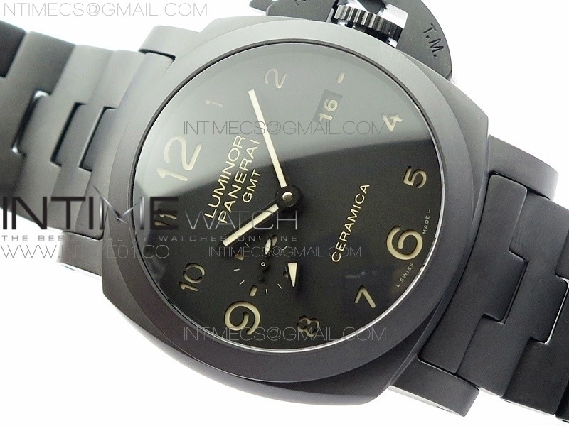 PAM 438 O REAL CERAMIC VSF 11 BEST EDITION SUPER CLONE P9001 BEST ON CERAMIC BRACELET