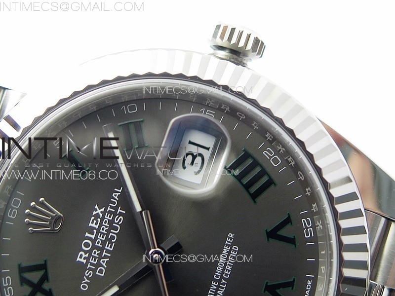 DateJust 41 126334 Clean 11 Best Edition 904L Steel Gray Roman Dial on Jubilee Bracelet VR3235