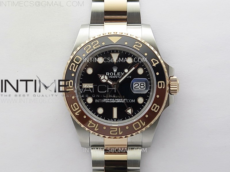 GMT-Master II 126711 CHNR C+F 11 Best Edition Black Dial on SSRG Bracelet VR3285 CHS