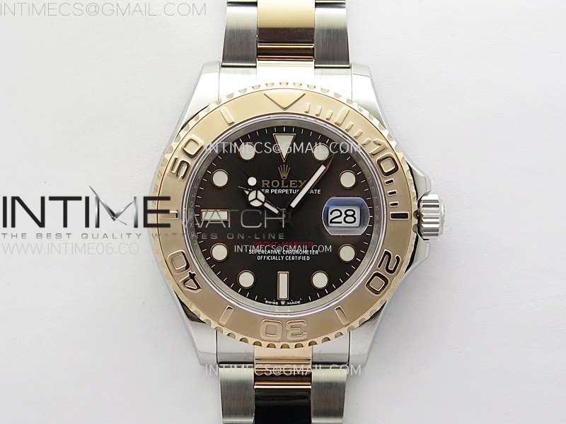 Yacht-Master 126621 904LRG C+F 11 Best Edition Brown Dial On 904LRG Bracelet VR3235