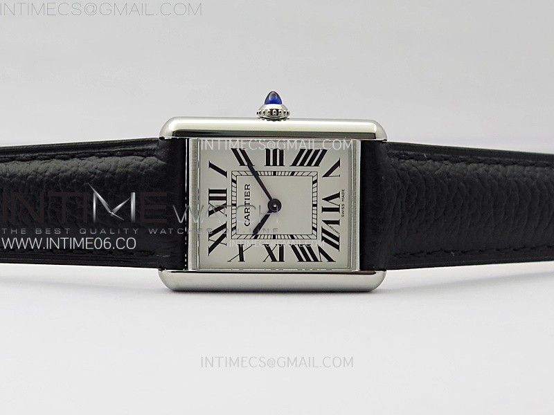 TANK MUST LADIES 22MM SS AF 11 BEST EDITION WHITE DIAL ON BLACK LEATHER STRAP RONDA QUARTZ