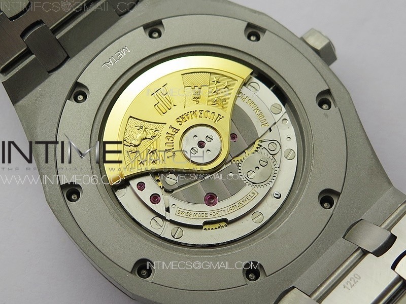 Royal Oak 41mm 15400 SS APSF 1:1 Best Edition Gray Textured Dial on SS Bracelet SA3120 Super Clone V3