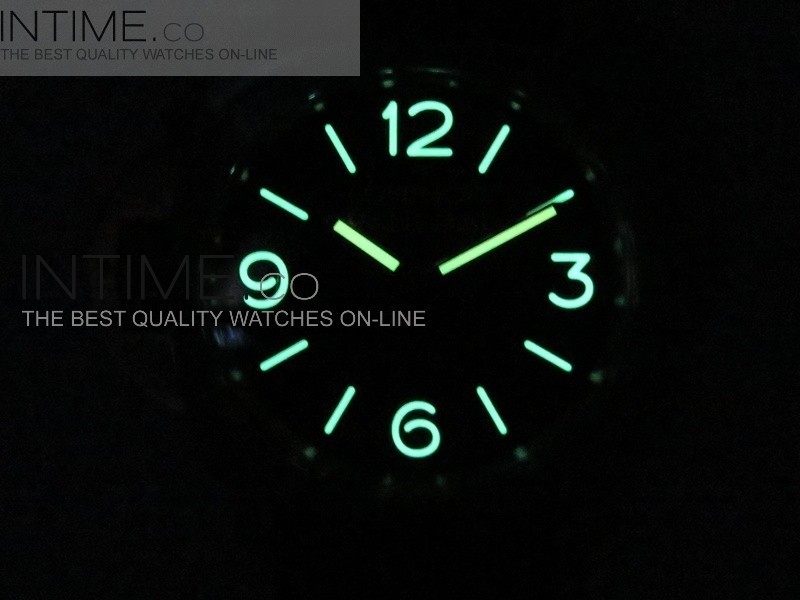 PANERAI 1950 3 DAYS2 PAM 557 O BLACK DIAL ON BROWN ASSO STRAP P.3000 SUPER CLONE