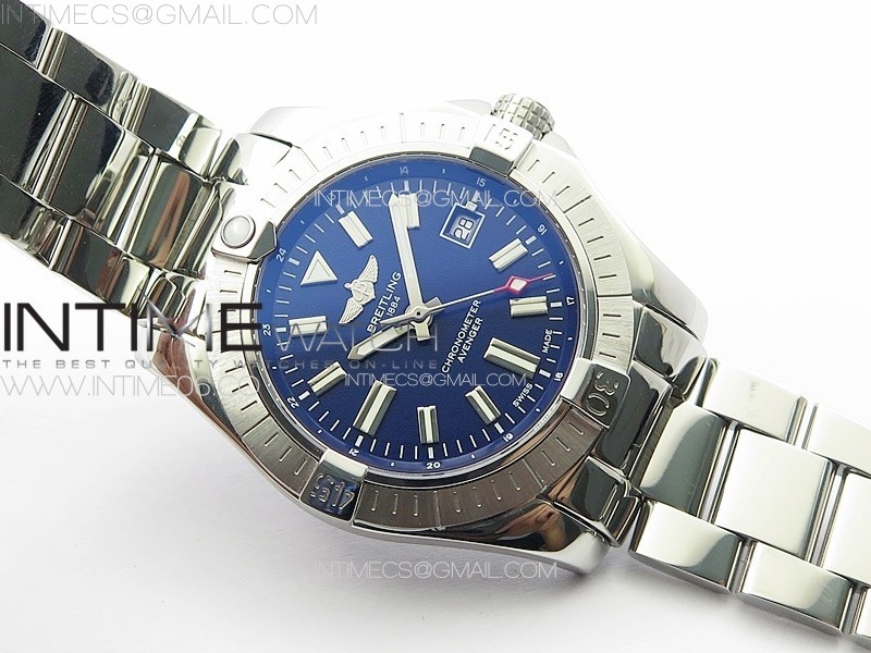 AVENGER AUTOMATIC 43MM SS B50 BEST EDITION BLUE DIAL ON SS BRACELET A2824