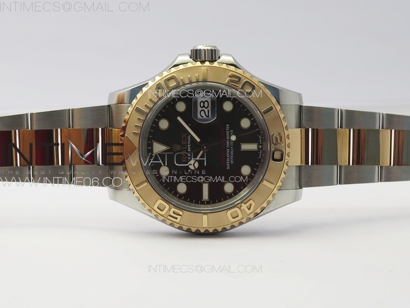 Yacht-Master 126621 904LRG Clean 11 Best Edition Brown Dial On 904LRG Bracelet VR3235