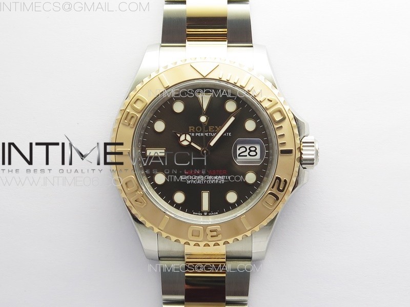 Yacht-Master 126621 904LRG Clean 11 Best Edition Brown Dial On 904LRG Bracelet VR3235