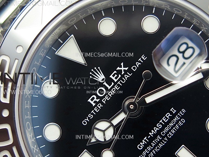 GMT-Master II 126710 BLNR BlueBlack Ceramic Clean Factory Best Edition on Oyster Bracelet DD3285 CHS