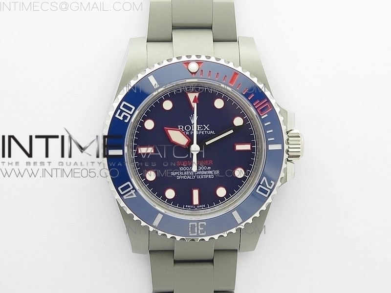 The Rough Matt Diver Sandblast SS GMF Best Edition Blue Dial on SS Bracelet SA3130