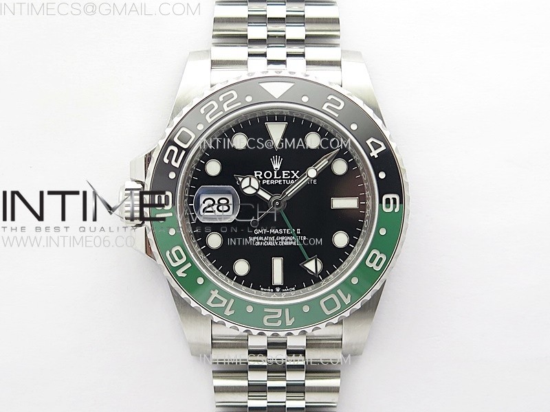 GMT Master II 126720 VTNR 904L SS Clean 11 Best Edition on Jubilee Bracelet DD3285 CHS