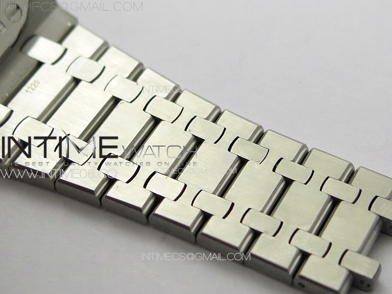 Royal Oak 41mm 15400 SS APSF 1:1 Best Edition Gray Textured Dial on SS Bracelet SA3120 Super Clone V3