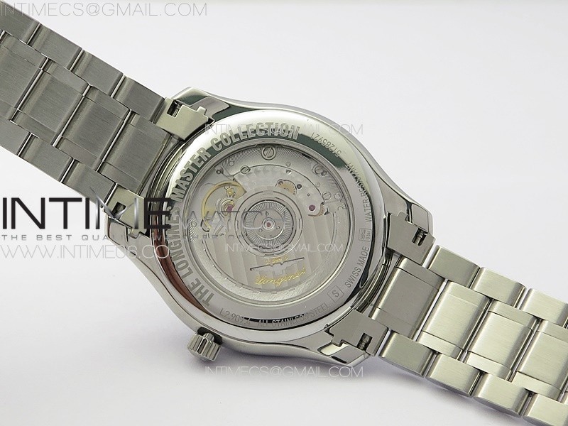 MASTER MOONPHASE SS APSF 11 BEST EDITION WHITE DIAMONDS DIAL ON SS BRACELET AL899