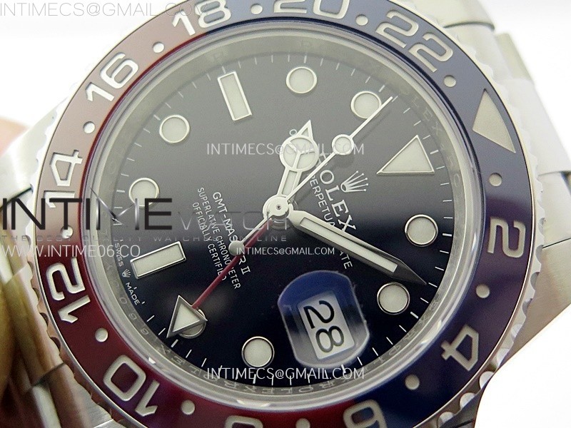 GMT-Master II 126710 BLRO BlueRed Ceramic NTF Best Edition Blue Dial on Oyster Bracelet VR3285 CHS