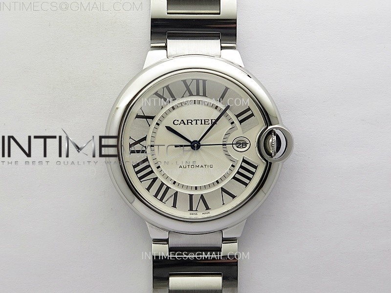 BALLON BLEU 42MM SS CHF 11 BEST EDITION WHITE TEXTURE DIAL ON SS BRACELET A2824