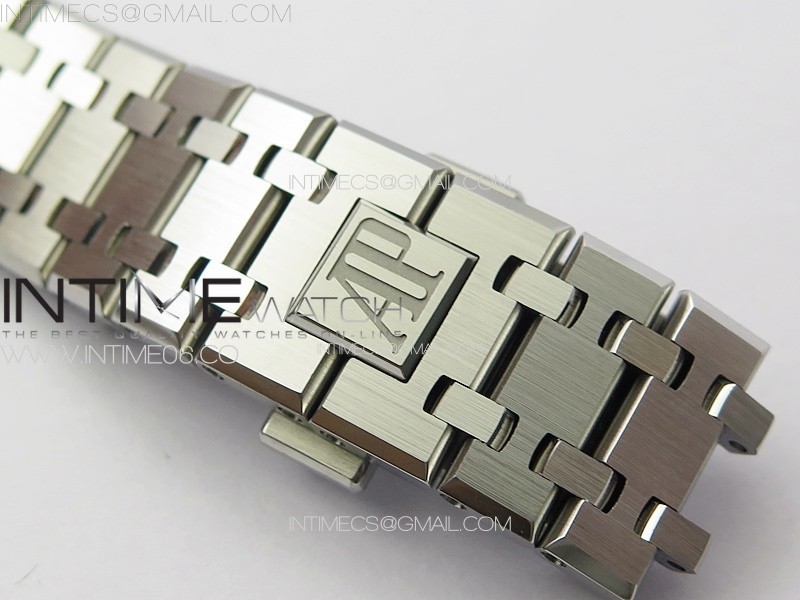 Royal Oak 41mm 15510 50th SS ZF 11 Best Edition Gray Textured Dial on SS Bracelet A4302