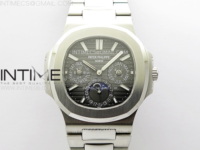 NAUTILUS 5740 SS TWF BEST EDITION GRAY DIAL ON SS BRACELET A240