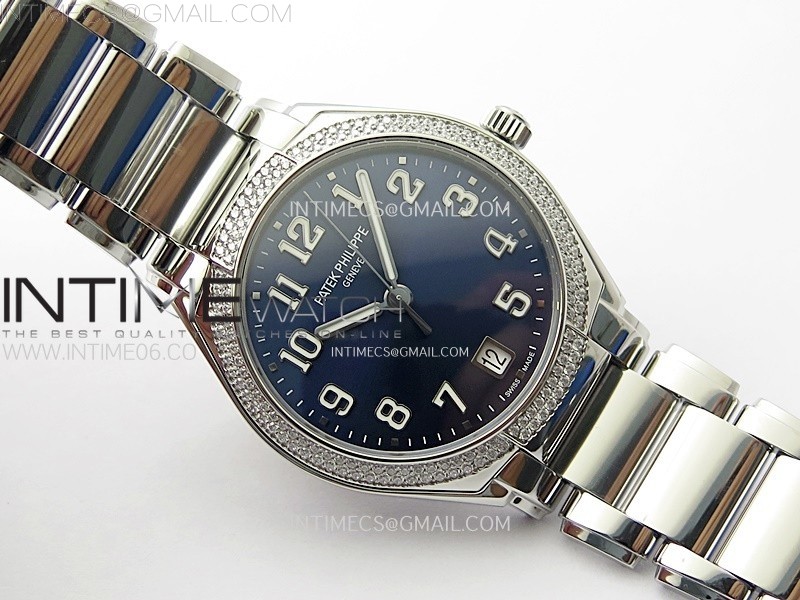 TWENTY~4 73001200A SS PPF 11 BEST EDITION BLUE DIAL ON SS BRACELET A324 SUPER CLONE