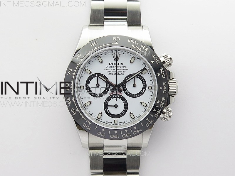 Daytona 116500 Clean 11 Best Edition 904L SS Case and Bracelet White Dial SA4130