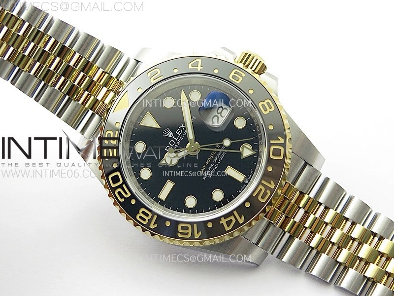 GMT-Master II 126713 SSYG EWF Best Edition on Black Dial SSYG Bracelet Super Clone 3285 CHS