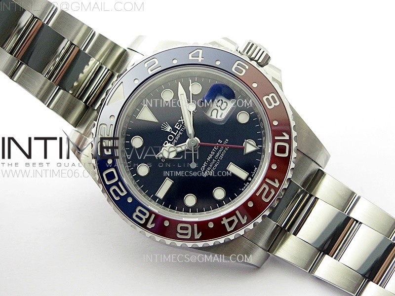 GMT-Master II 126710 BLRO BlueRed Ceramic NTF Best Edition Blue Dial on Oyster Bracelet VR3285 CHS