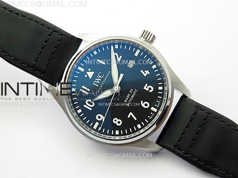 Pilot Mark XX IW328201 ZF 11 Best Edition Black Dial on Black Leather Strap A32111