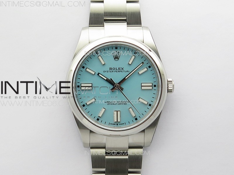 Oyster Perpetual 41mm 124300 SS APSF 11 Best Edition Tiffany Blue Dial on SS Bracelet A2824