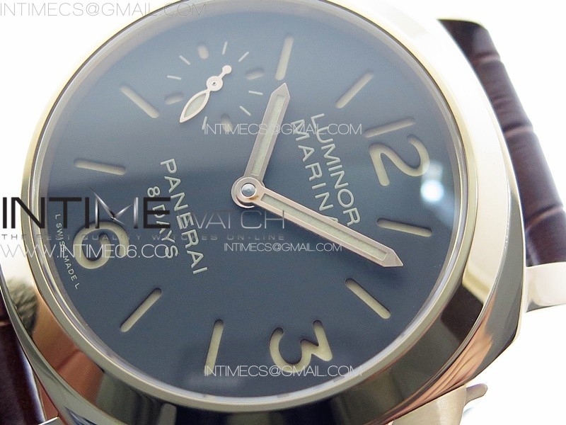 MARINA24 PAM511 RG HWF 11 BEST EDITION ON BROWN LEATHER STRAP P5000