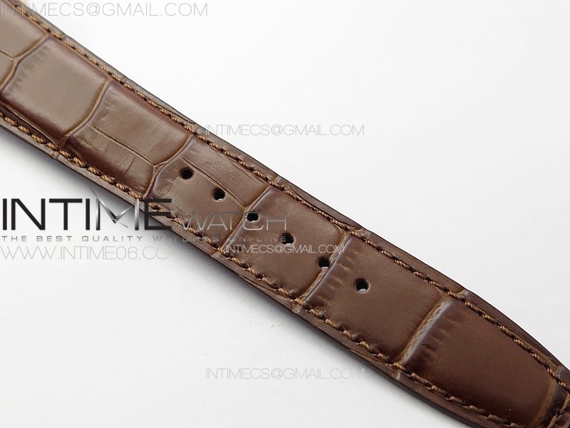 Portuguese IW503302 Real PR RG APSF 11 Best Edition White Dial On Brown Leather Strap A52610