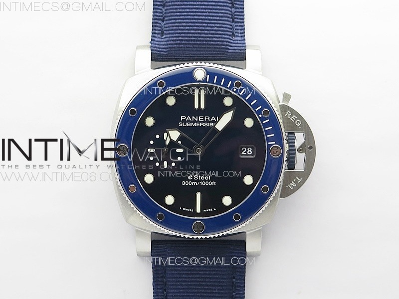 PAM1289 Y VSF 11 Best Edition Blue Dial on Blue Leather Strap P.900 Super Clone