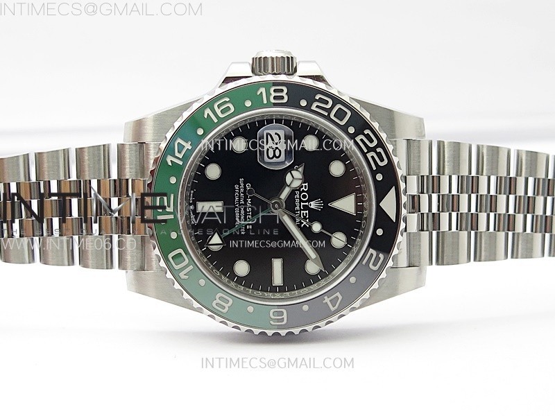 GMT Master II 126720 VTNR 904L SS Clean 11 Best Edition on Jubilee Bracelet DD3285 CHS