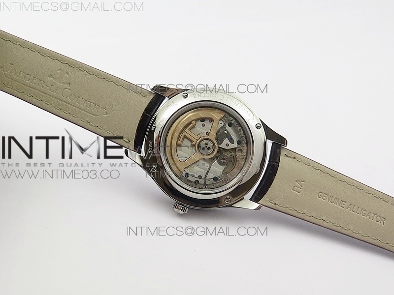 MASTER CALENDAR MOONPHASE SS OMF 11 BEST EDITION GRAY DIAL ON BROWN LEATHER STRAP A8661