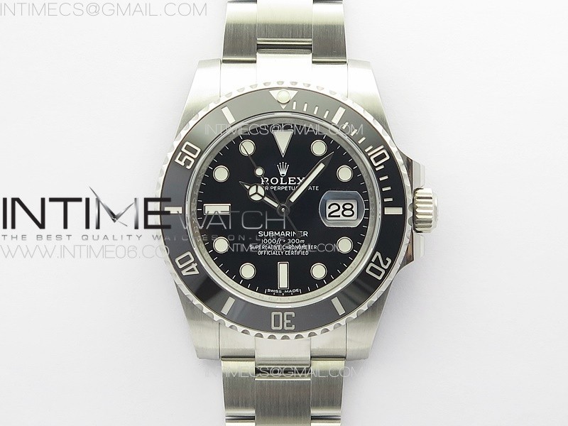 Submariner 116610 LN Black Ceramic Clean 904L 11 Best Edition on SS Bracelet VR3135