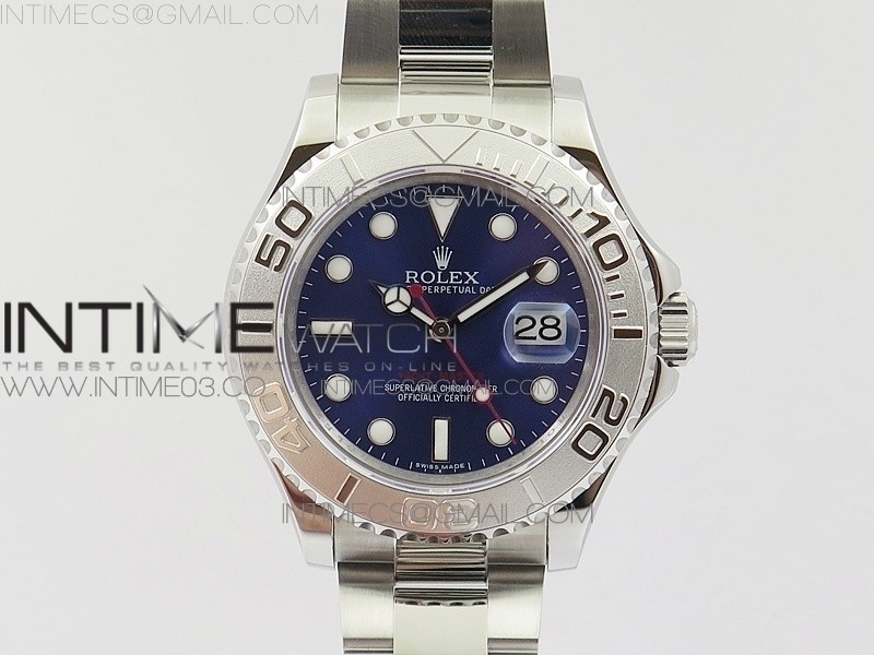 Yacht-Master 116622 904L SS GMF 11 Best Edition Blue Dial on 904L SS Bracelet A2836