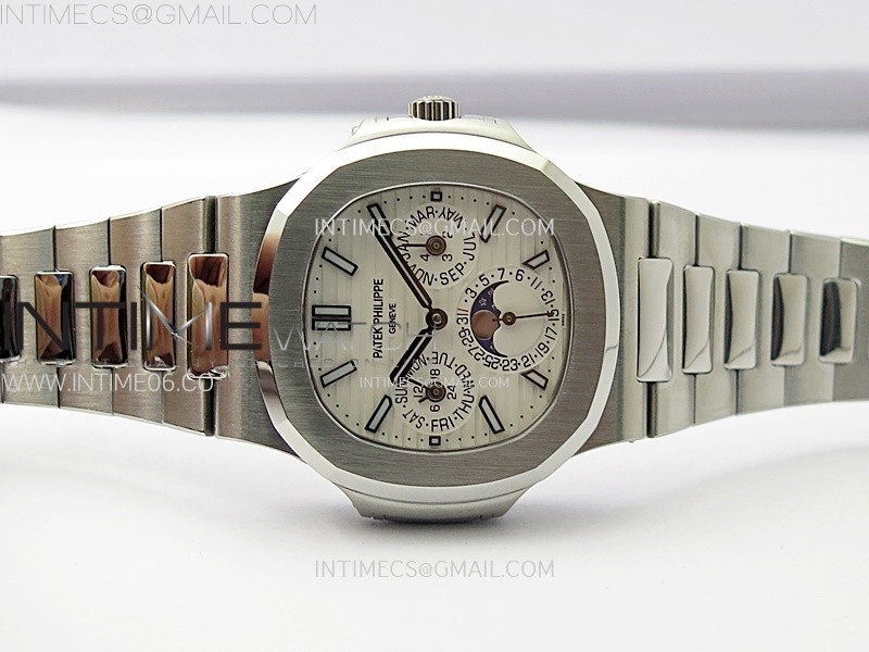 NAUTILUS 5740 SS TWF BEST EDITION WHITE DIAL ON SS BRACELET A240