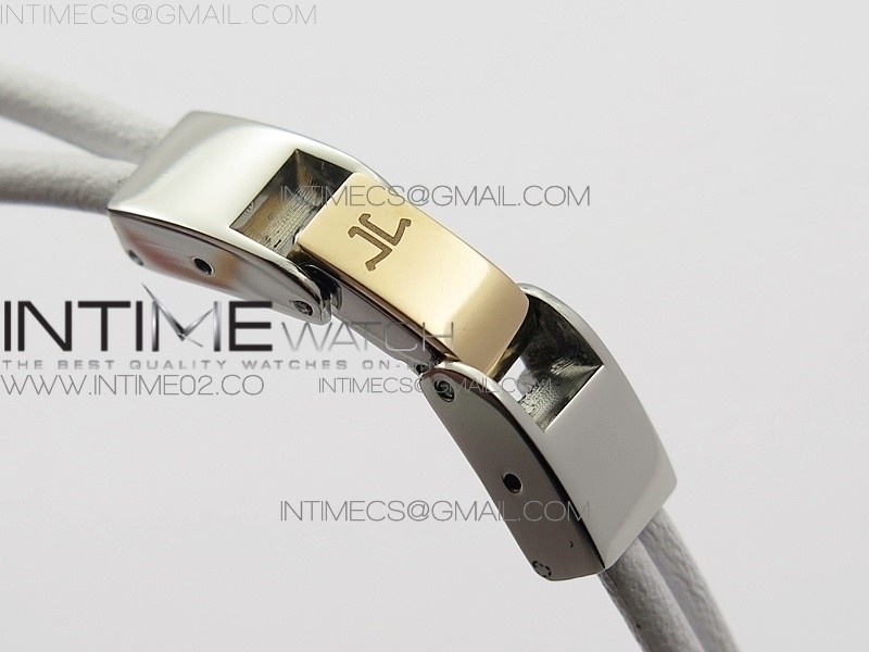 REVERSO ULTRA THIN DUOFACE RG SWF WHITE DIAL ON LINE WHITE LEATHER STRAP RONDA QUARTZ