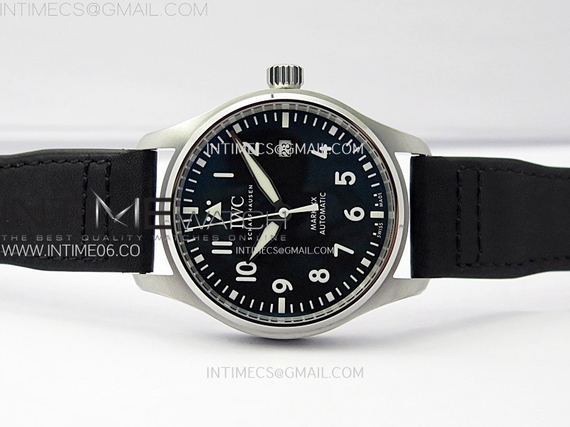 PILOT MARK XX IW328201 ZF 11 BEST EDITION BLACK DIAL ON BLACK LEATHER STRAP A32111