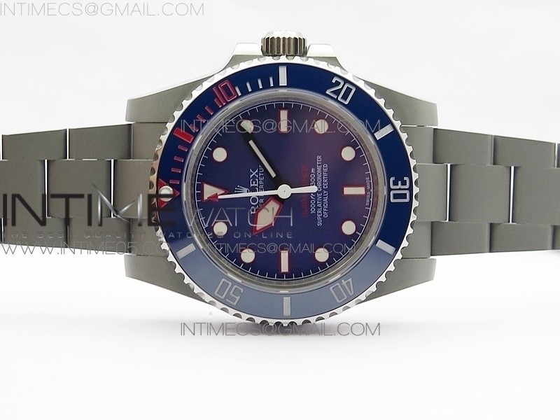 The Rough Matt Diver Sandblast SS GMF Best Edition Blue Dial on SS Bracelet SA3130