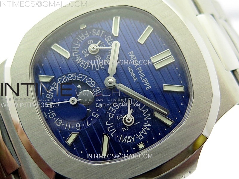 NAUTILUS 5740 SS TWF BEST EDITION BLUE DIAL ON SS BRACELET A240