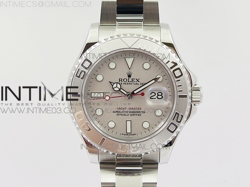 Yacht-Master 116622 904L SS GMF 11 Best Edition Silver Dial on 904L SS Bracelet A2836