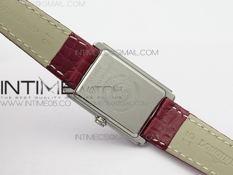 DOLOEVITA SS 8848F 11 BEST EDITION IVORY WHITE TEXTURED DIAL ON PURPLE CROCO LEATHER STRAP CAL.L178.2