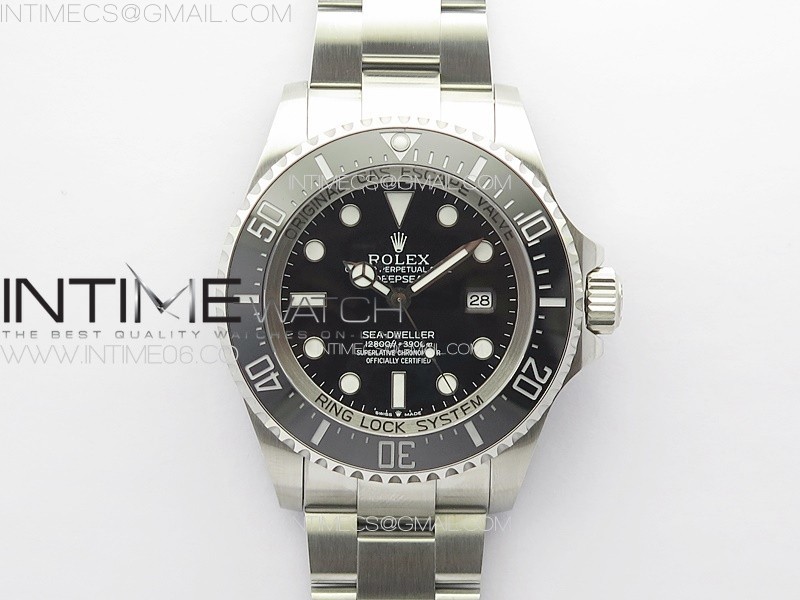 Sea-Dweller DEEPSEA 126660 SS GMF 11 Best Edition New Black Dial On Oyster Bracelet VR3235