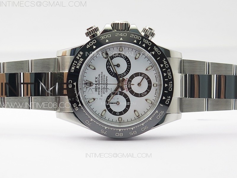 Daytona 116500 Clean 11 Best Edition 904L SS Case and Bracelet White Dial SA4130