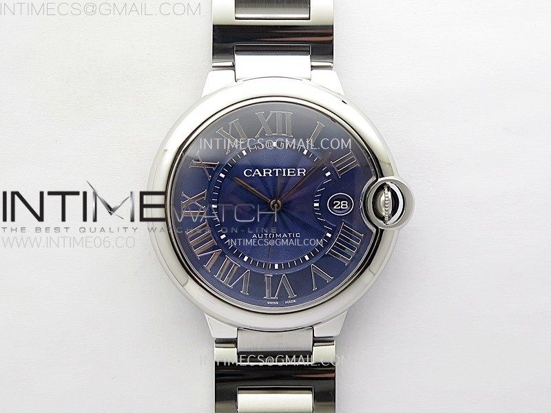 BALLON BLEU 42MM SS CHF 11 BEST EDITION BLUE TEXTURE DIAL ON SS BRACELET A2824