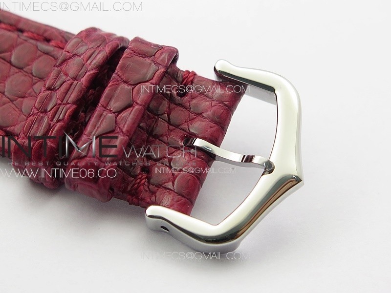 TANK LOUIS LADIES 25MM SS 8848F 11 BEST EDITION RED DIAL ON RED CROCO LEATHER STRAP RONDA QUARTZ