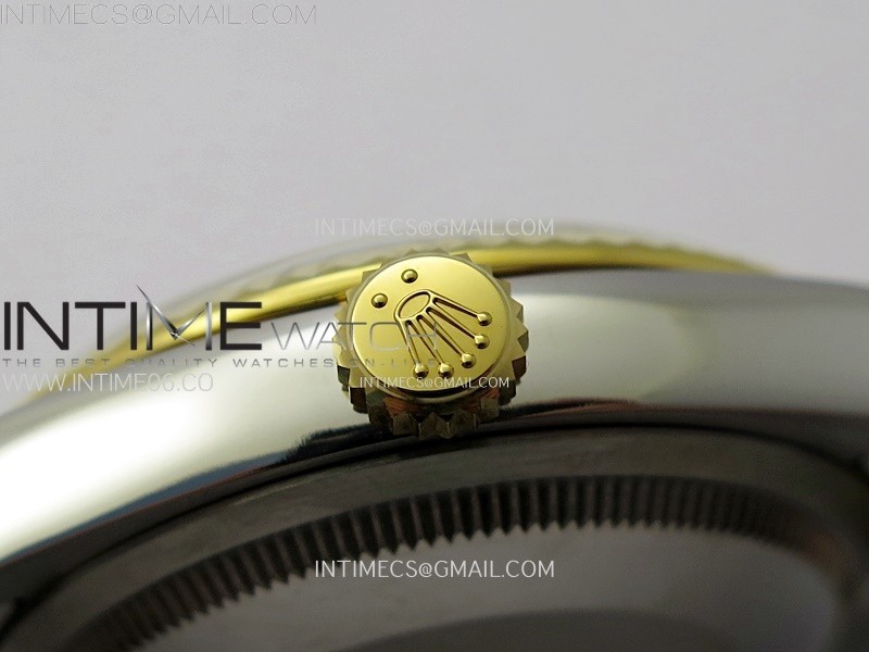 DateJust 36 SS 126233 904L SSYG VSF 11 Best Edition Gold Fluted Dial Sticks Markers on Jubilee Bracelet VS3235