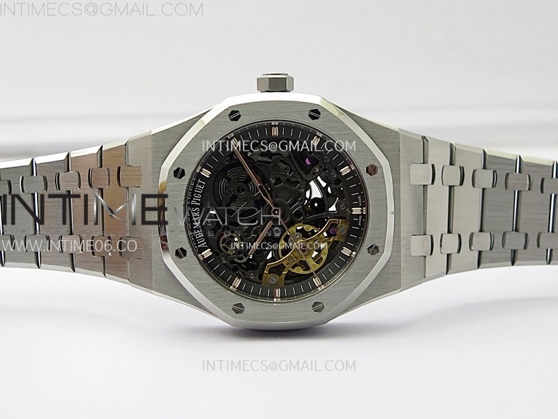 Royal Oak 41mm 15407 SS ZF 11 Best Edition Skeleton Dial on SS Bracelet A3132