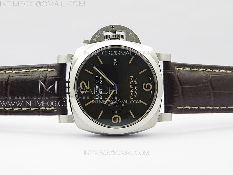 MARINA17 PAM1116 HWF 11 BEST EDITION ON BROWN LEATHER STRAP P9010