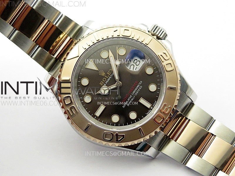 Yacht-Master 126621 904LRG C+F 11 Best Edition Brown Dial On 904LRG Bracelet VR3235