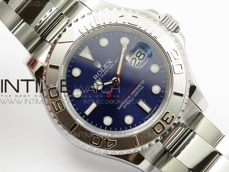 Yacht-Master 116622 904L SS GMF 11 Best Edition Blue Dial on 904L SS Bracelet A2836